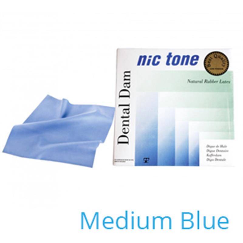 TONE DENTALDAM BLUE MEDIUM 6X6 X36ST. image