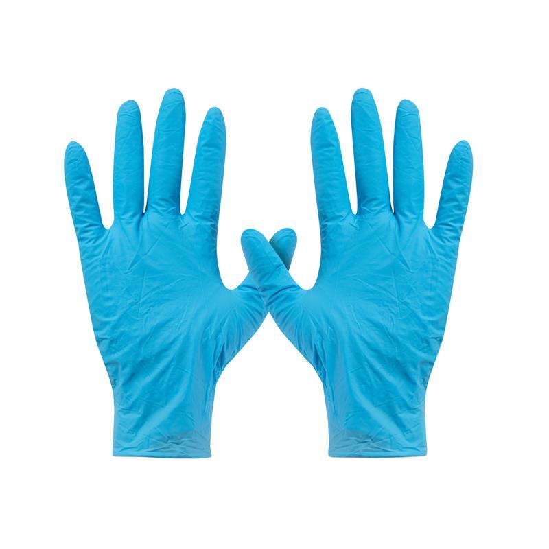 HANDSCHOEN GLOV NITRILE PV BLAUW L X1000ST image