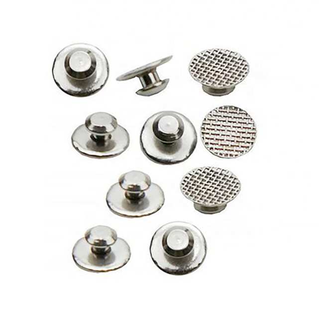 Bondable lingual button round base image